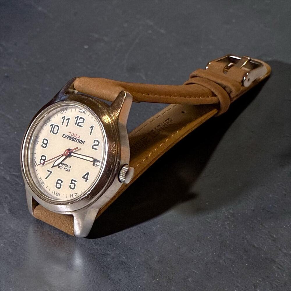 Timex Expedition Watch Women's Metal Field Mini 26mm Indiglo with Date